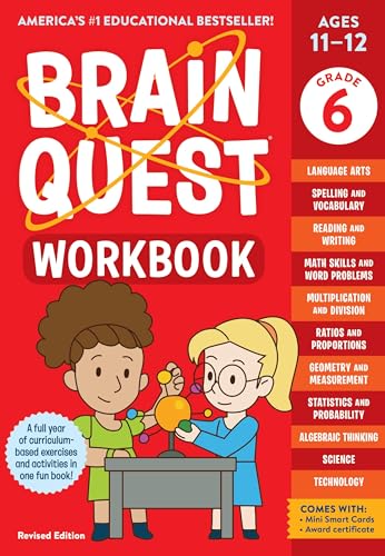 Brain Quest Workbook: 6th Grade Revised Edition (Brain Quest Workbooks) von Workman Publishing